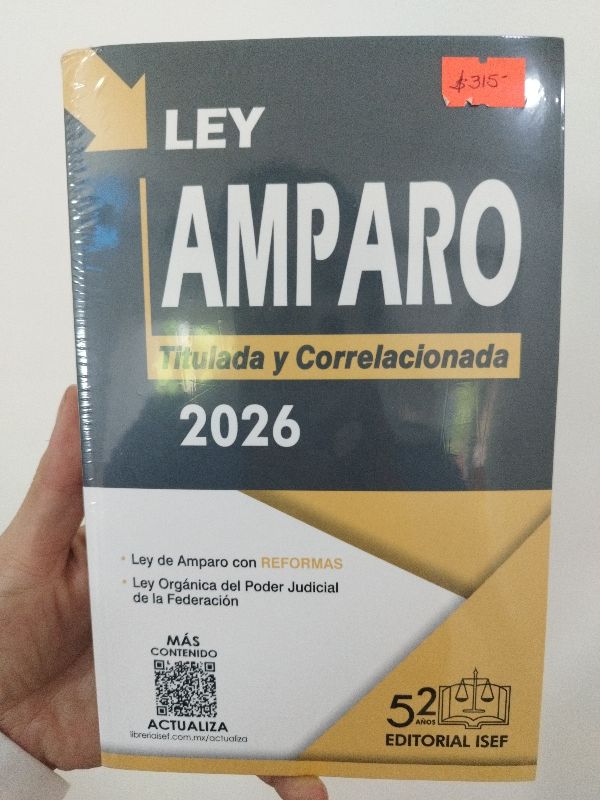 LEY AMPARO TITULADA Y CORRELACIONADA 2026