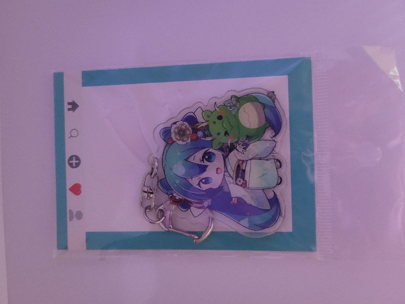Llavero acrílico miku