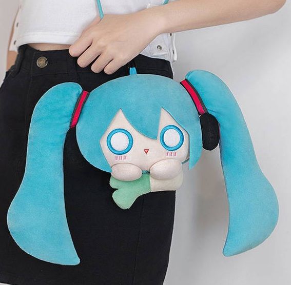 Peluche bolsa Miku original