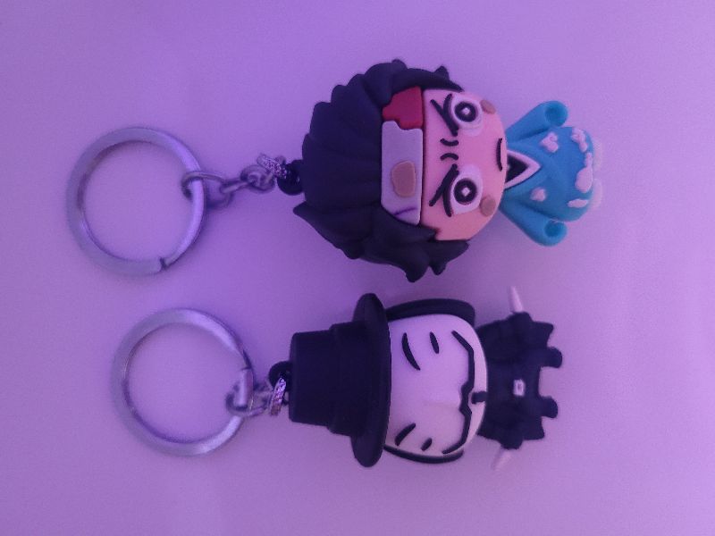 Llavero de goma personajes
