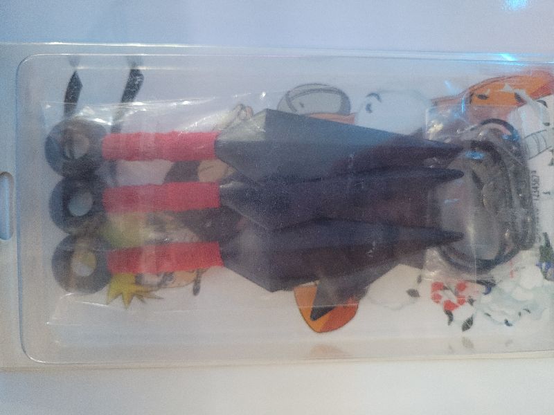 Blister paquete kunai x3 rojo