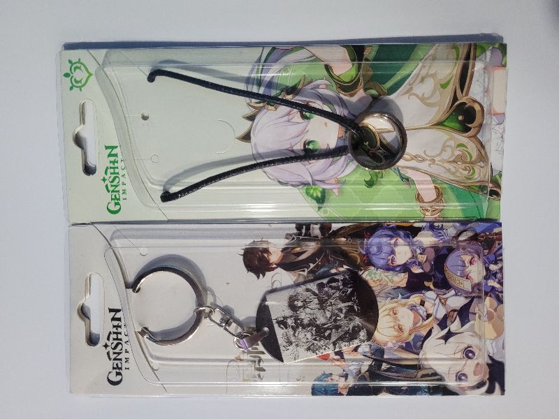 Blister placa y anillo genshin impact