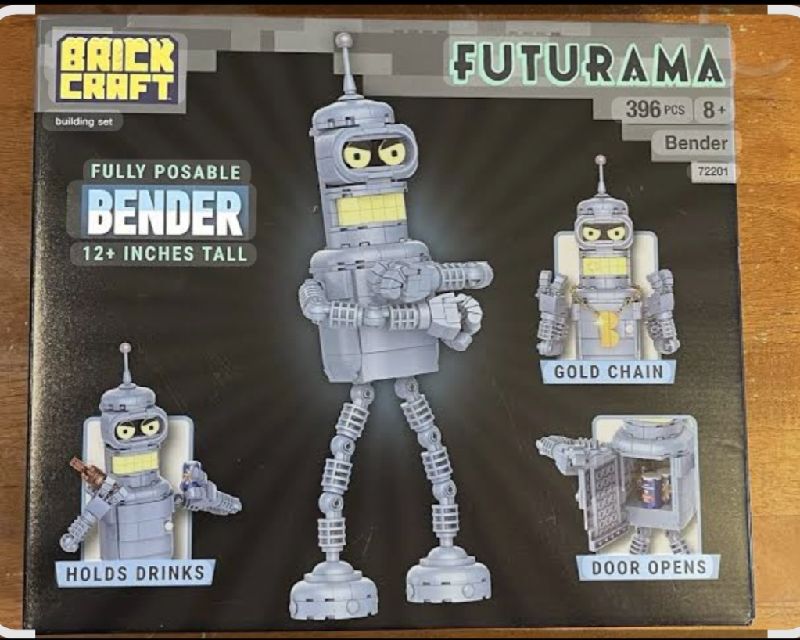 Figura Armable Bender Futurama