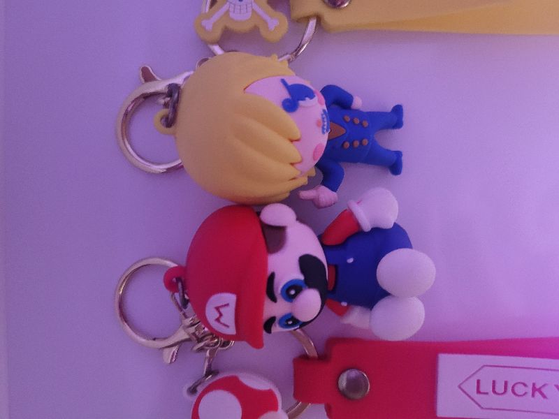 Llaveros de goma one piece y más
