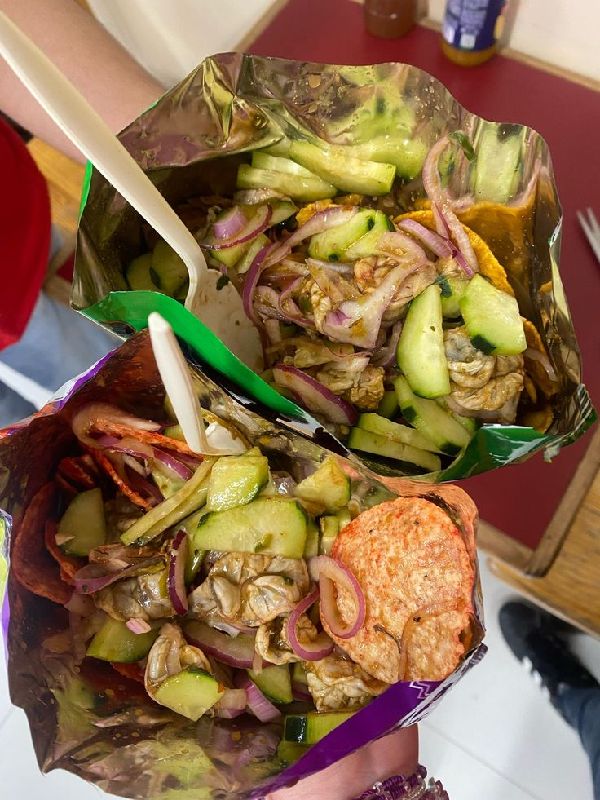 tostito con aguachile