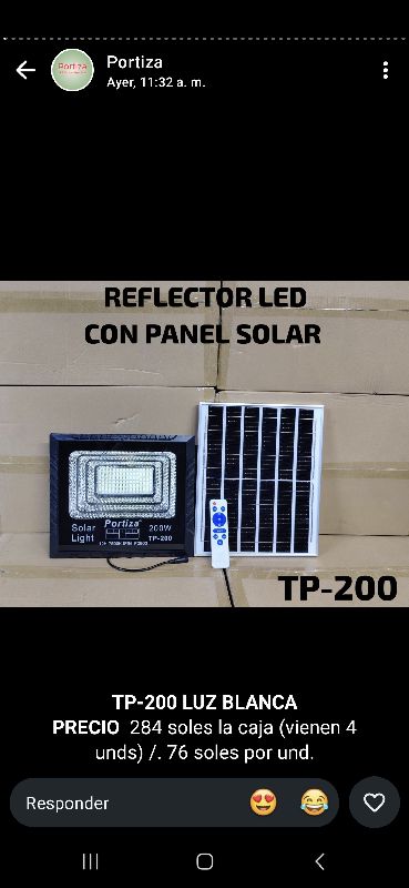 reflector solar tp 200