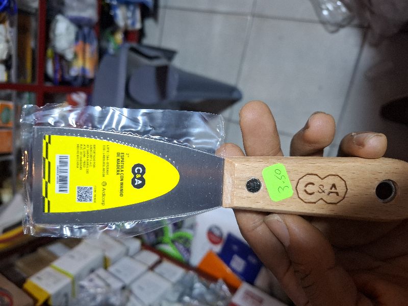 espátula madera 2"
