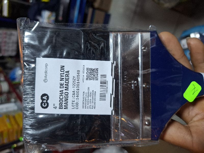brocha nylon 4"