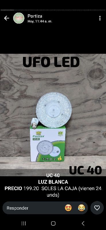 uc 40 luz blanca