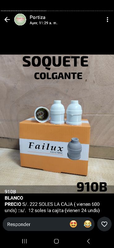 910b socate colgante