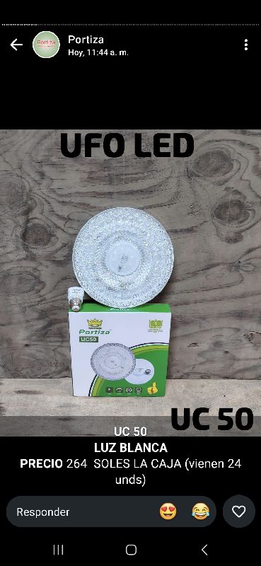 uc 50 luz blanca