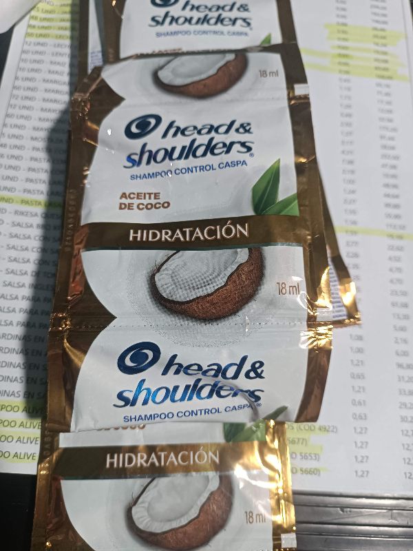 Shampoo de sobre Head & Shoulder