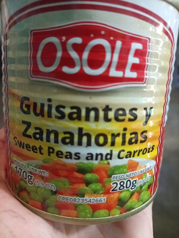 Guisantes y zanahorias