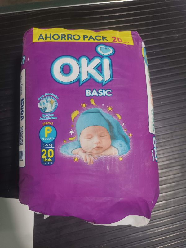 Pañales Oki Talla P