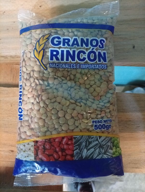 Lenteja granos rincón