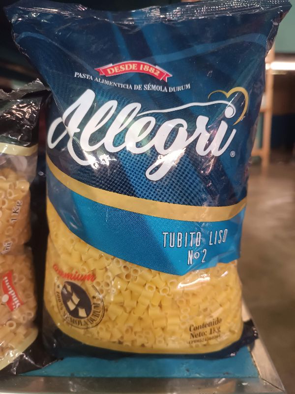 Pasta Alegri Tubo Liso 1kg