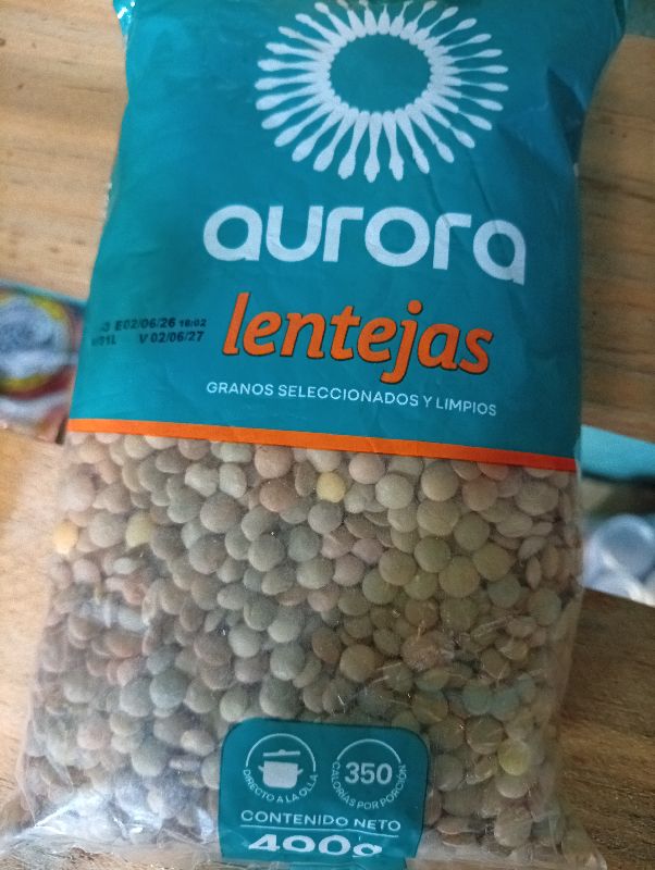 Lentejas aurora