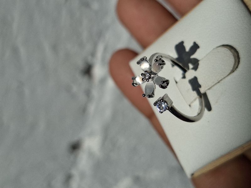 Anillo Flor Plata