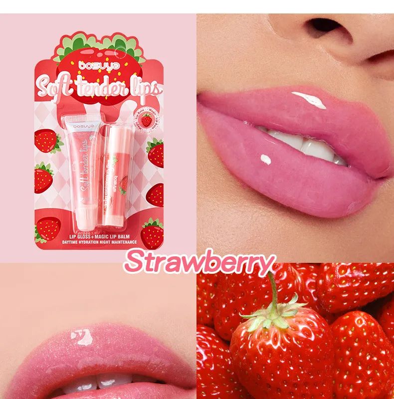 Duo Balsamo y Gloss Fresa 🍓