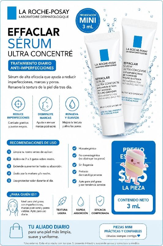 Effaclar Serum Ultra Concentré de la Roche-Posay 3ml