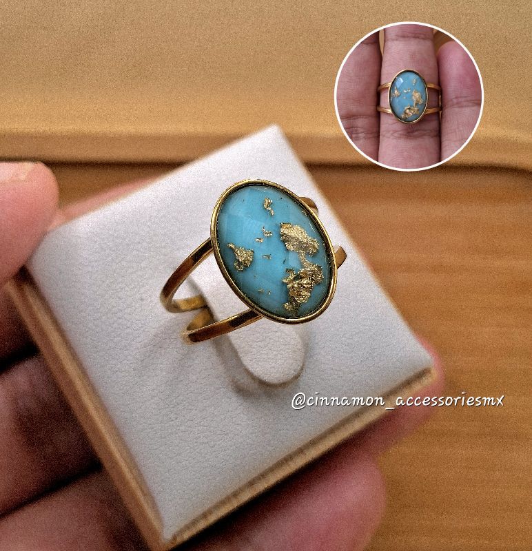 Anillo Perla Azul