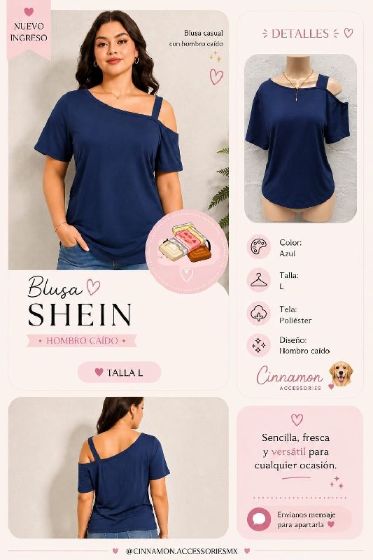 Blusa Hombro Caído