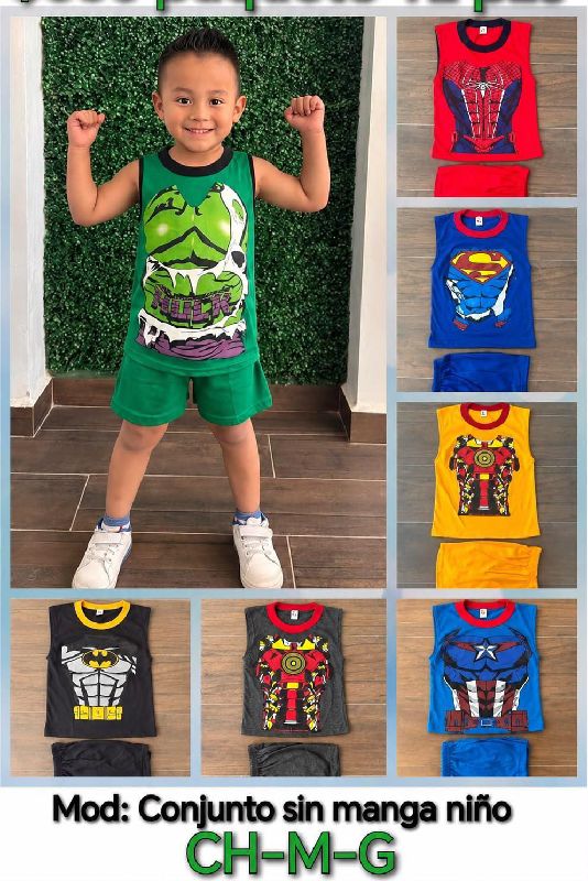 conjunto niño sin manga