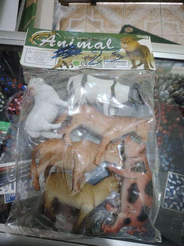 juguete ANIMAL  animales grandes de 6 unidades