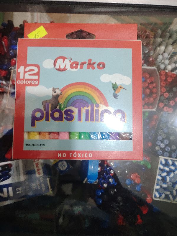 plastilina MARKO de 12 unidades