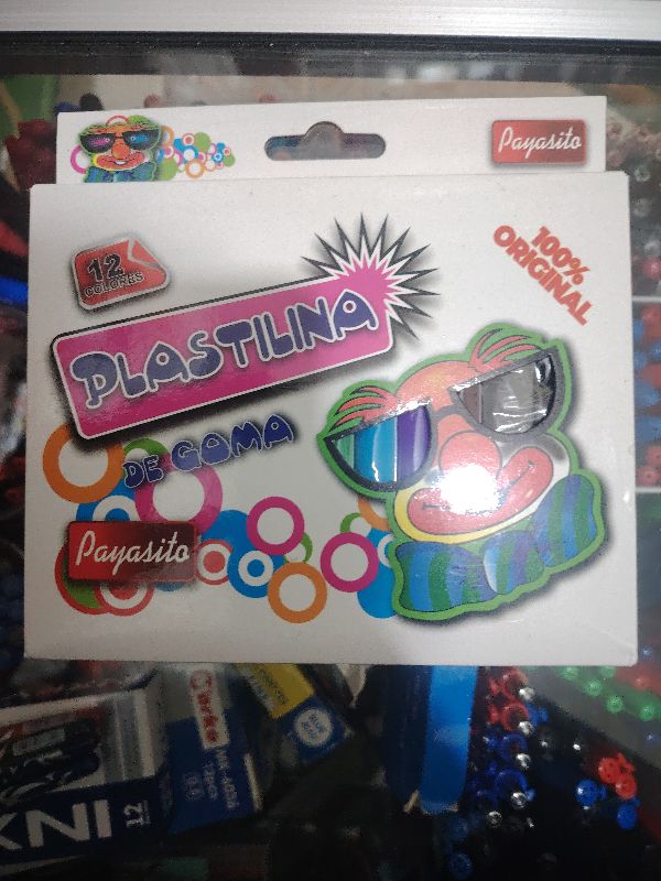 plastilina PAYASO de 12 unidades