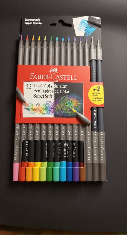 Colores Faber Castell Soft de 12 unidades
