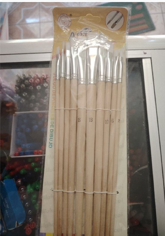 Pinceles ARTIST BRUSH rectas de 10 piezas