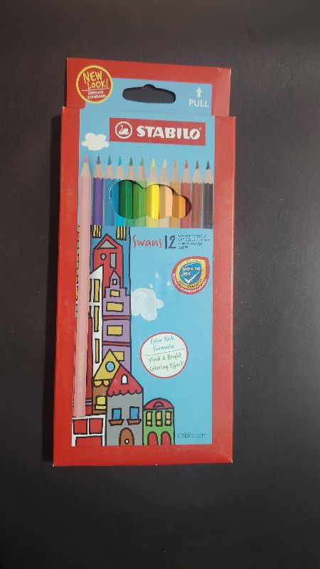 Colores STABILO Swans largos 12 unidades