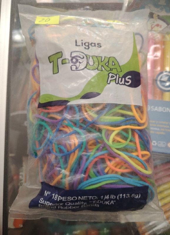 Ligas T-DUKA ligas de colores de 1/4lb