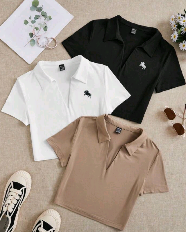 camiseta casual tipo polo