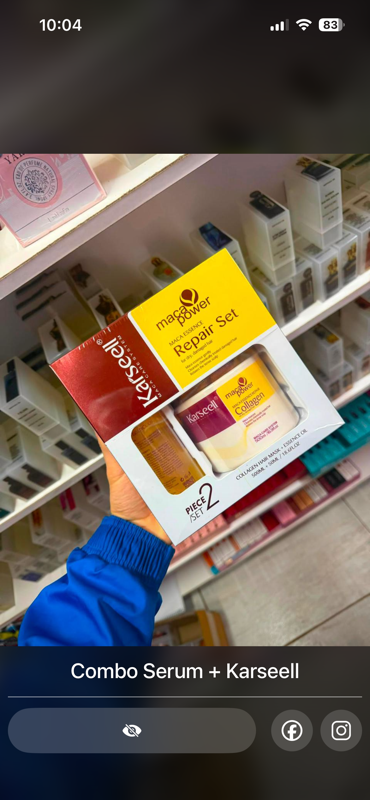 Combo Crema + Óleo Karseell ✨