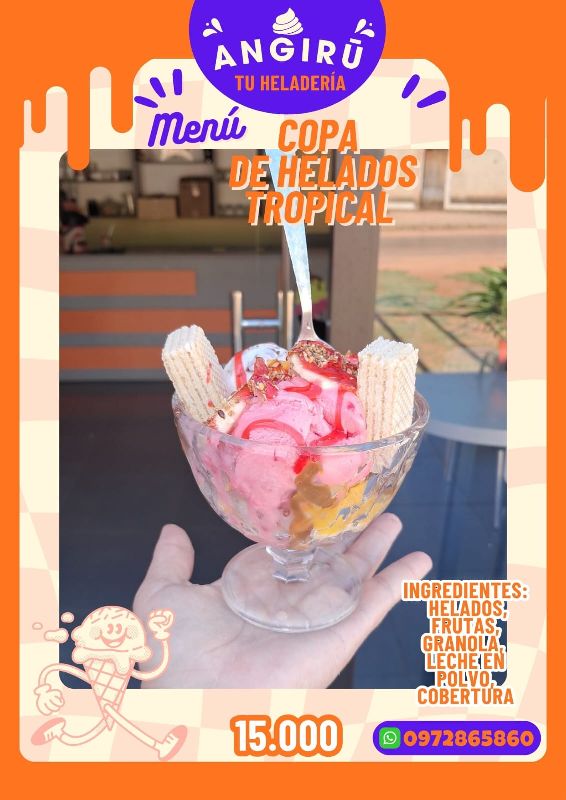 Copa de helados Tropical