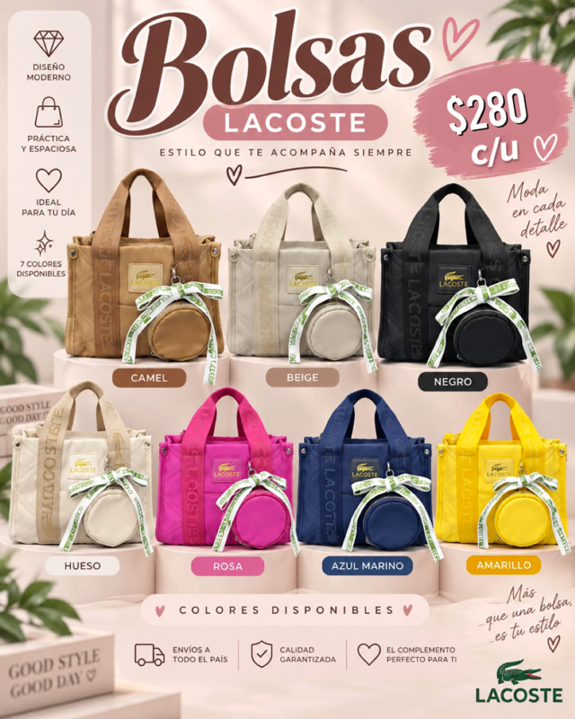 Bolsa Lacoste