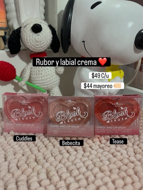 Blush y labial Corazón