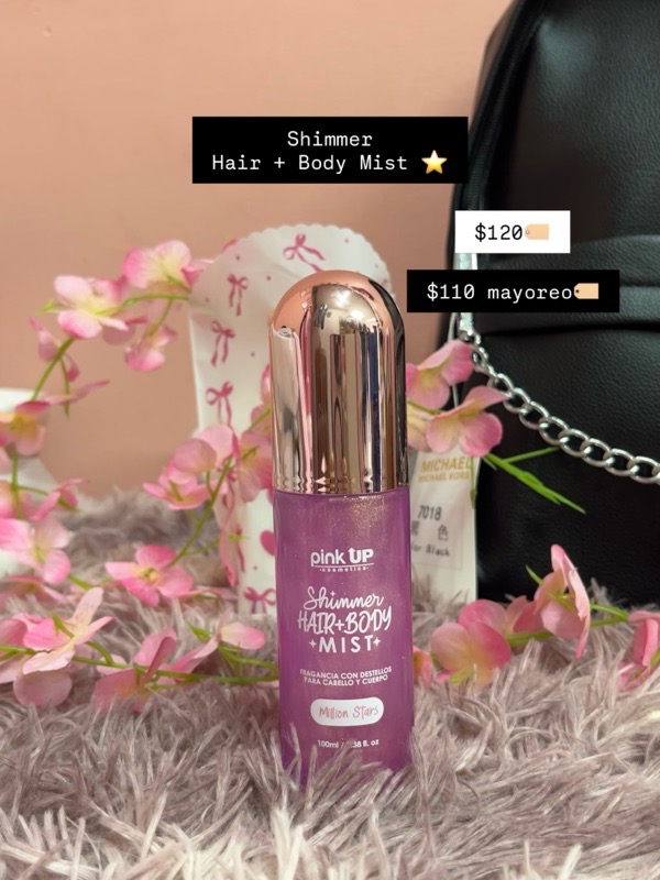 Hair Body Mist con destello