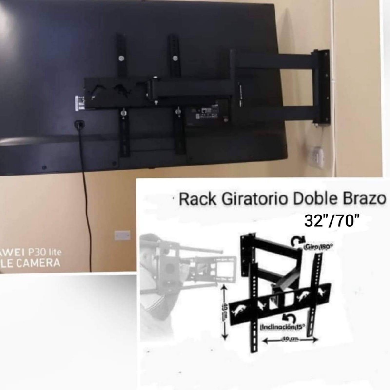 rack doble brazo 32-70