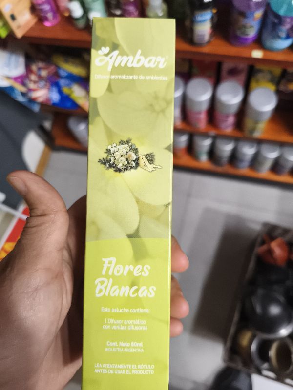 flores blancas difusor mini