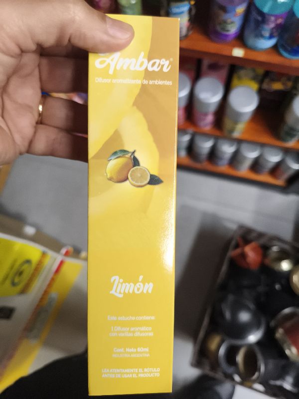 limón difusor mini ámbar