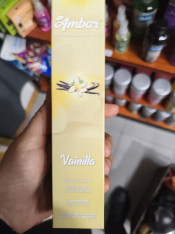 vainilla ámbar difusor mini