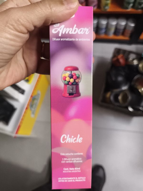 chicle ámbar textil