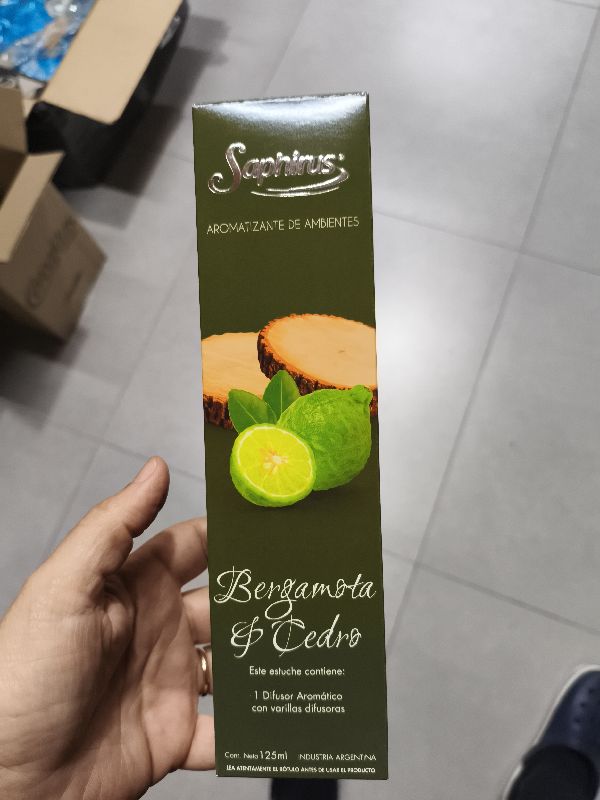bergamota y cedro difusor