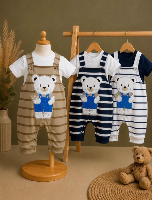 CONJUNTO DE OVEROL A RAYAS EURO BABY