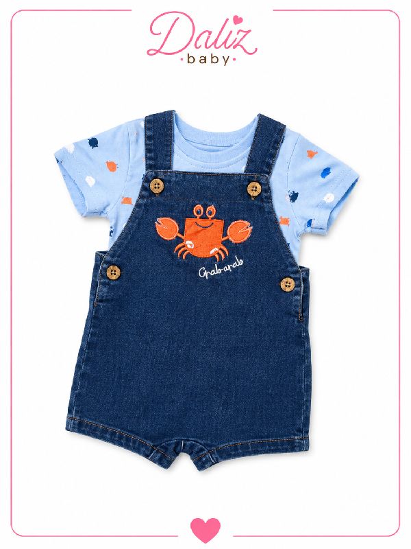 CONJUNTO TIPO OVEROL DE CANGREJO