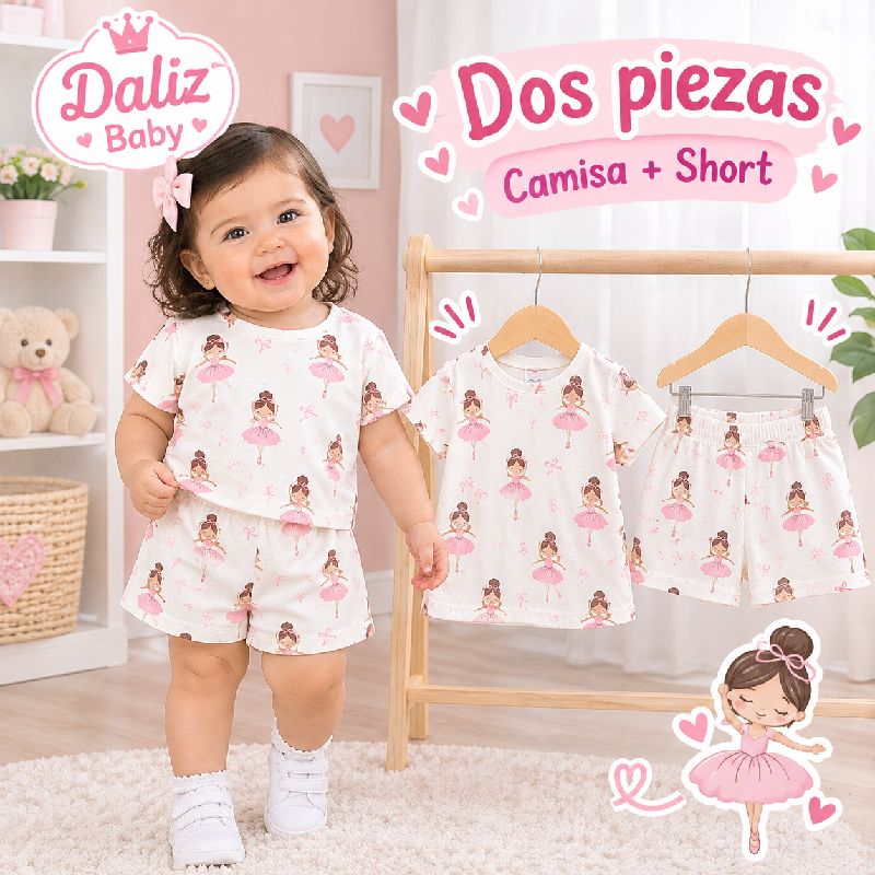 CONJUNTO DE ESTAMPADO BAILARINA