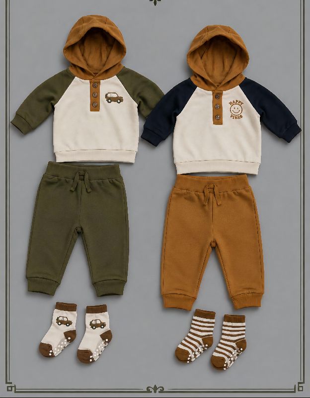 CONJUNTO DE 3 PIEZAS CUTIE BABY CON CALCETINES